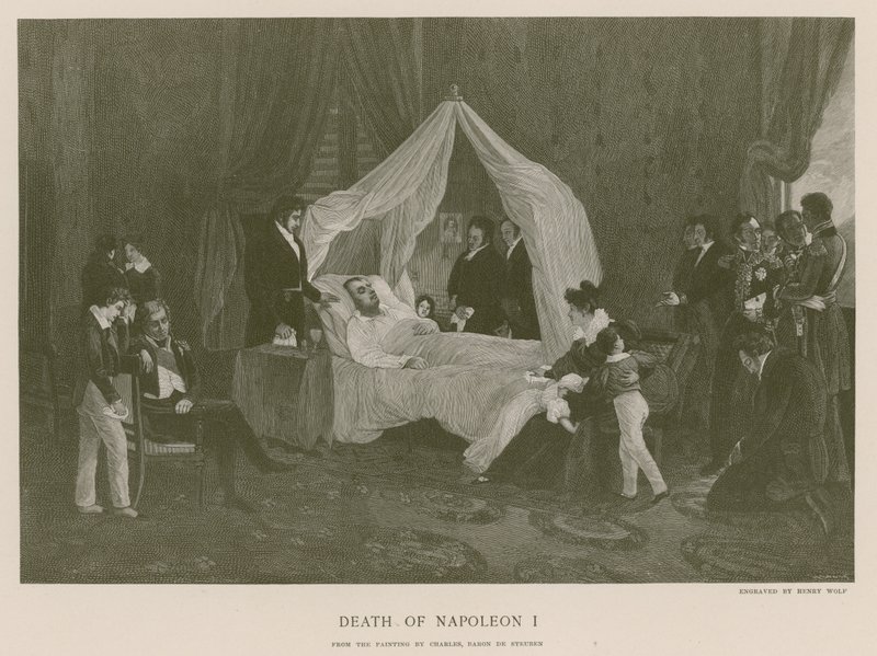 Napoleon I:n kuolema tekijältä Carl von Steuben