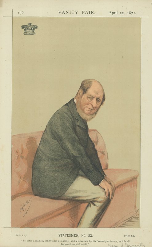 Normanbyn markiisi tekijältä Carlo Pellegrini