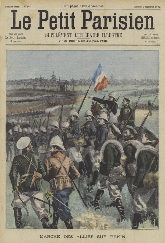 Boxer Rebellion: Liittoutuneiden joukot marssivat Pekingiin tekijältä Carrey