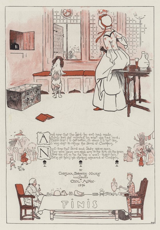 Laird OCockren väri litho tekijältä Cecil Charles Windsor Aldin