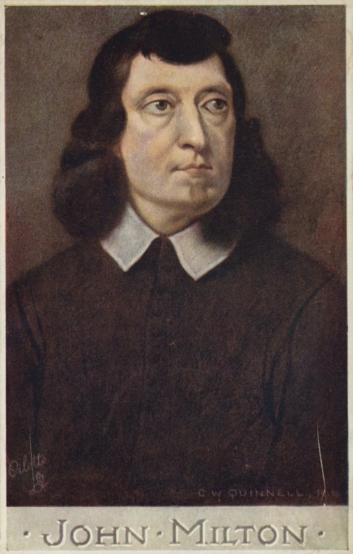 John Milton (1608-1674), englantilainen runoilija. tekijältä Cecil Watson Quinnell