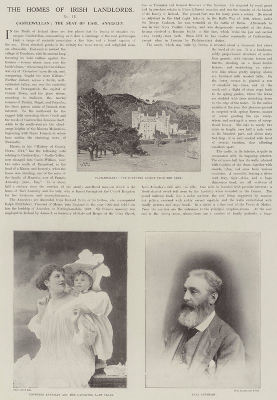 Castlewellan, Earl Annesleyn kotipaikka tekijältä Charles Auguste Loye