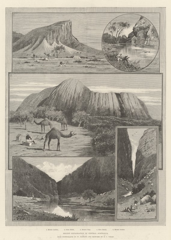 Viimeaikainen tutkimus Keski-Australiassa tekijältä Charles Auguste Loye
