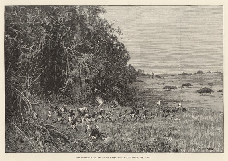 Stanleyn Emin Pashan avustusretkikunta tekijältä Charles Auguste Loye