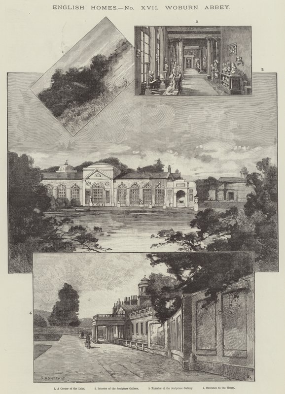 Woburn Abbey tekijältä Charles Auguste Loye