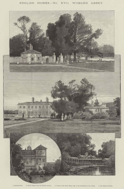 Woburn Abbey tekijältä Charles Auguste Loye