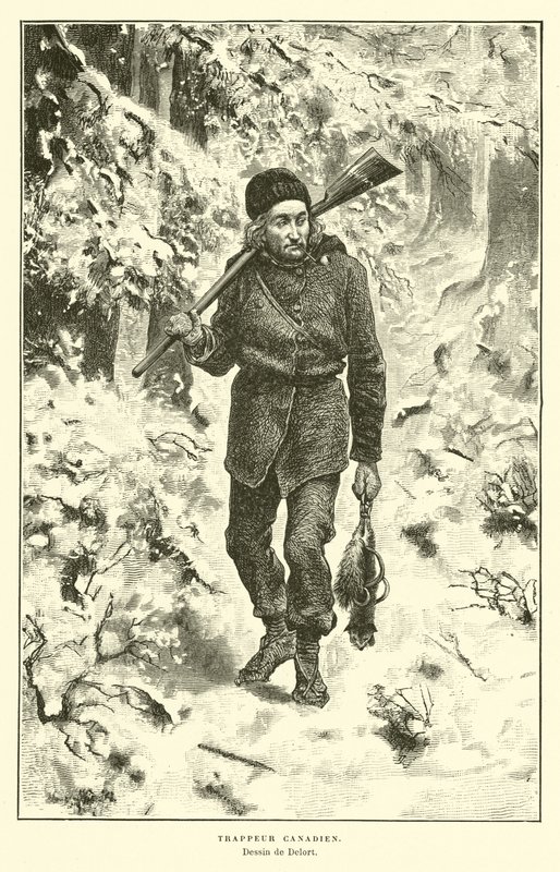 Kanadalainen trapper tekijältä Charles Edouard Delort