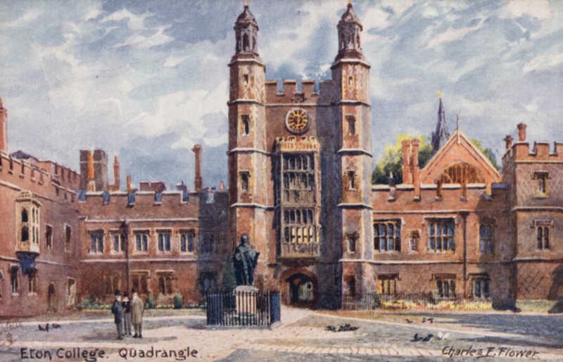 Eton College, Quadrangle tekijältä Charles Edwin Flower