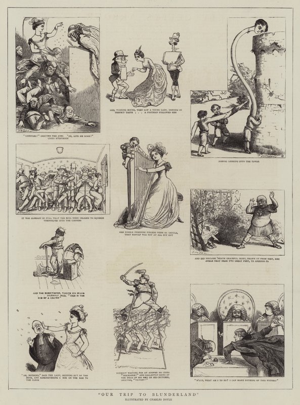 Matkamme Blunderlandiin tekijältä Charles Altamont Doyle