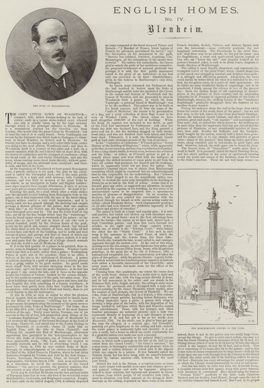 Englantilainen koti, Blenheim tekijältä Charles Auguste Loye