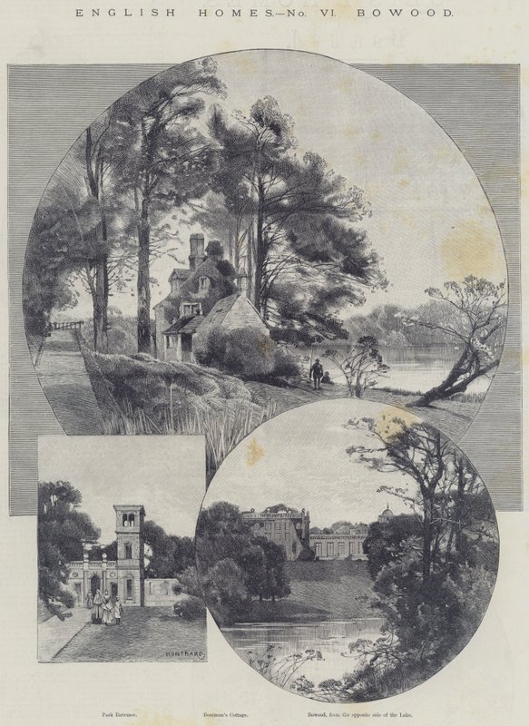 English Homes, Bowood tekijältä Charles Auguste Loye