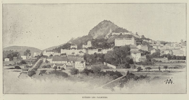 Hyeres les Palmiers tekijältä Charles Auguste Loye