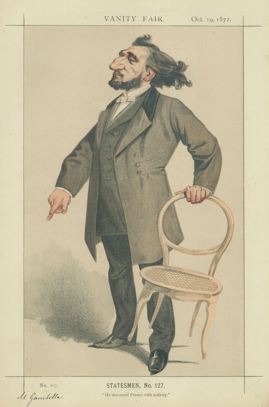 Leon Gambetta tekijältä Charles Auguste Loye
