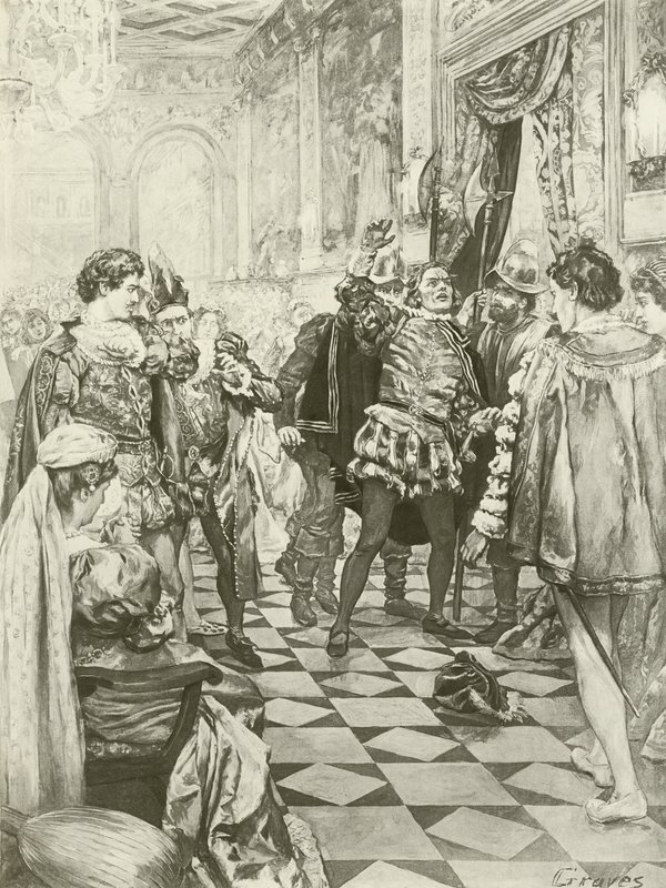 Rigoletto, näytös I kohtaus i (syväpaino) tekijältä Charles D. Graves