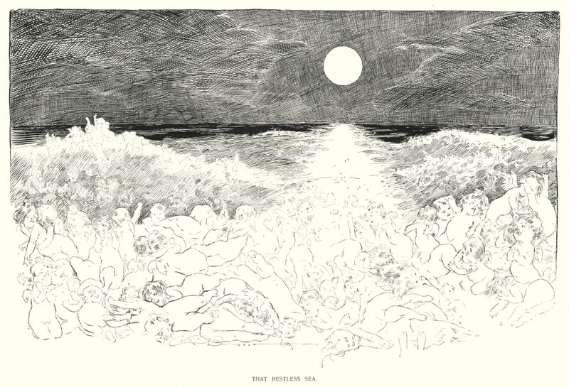 Tuo levoton meri (lito) tekijältä Charles Dana Gibson
