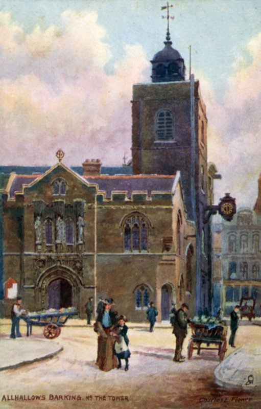 All-Hallows-by-the-Tower, Lontoo tekijältä Charles Edwin Flower