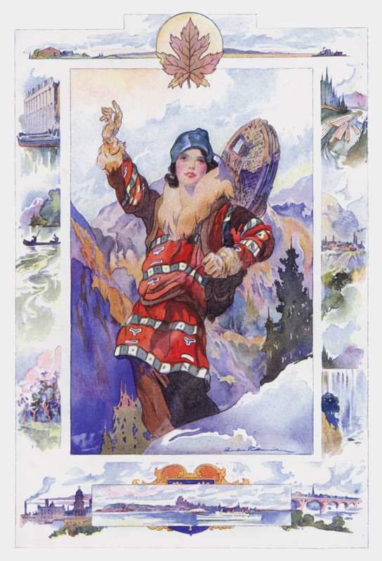 Kanada (väri litho) tekijältä Charles Robinson
