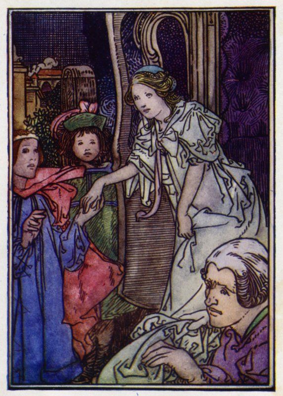 Cinderella (väri litho) tekijältä Charles Robinson