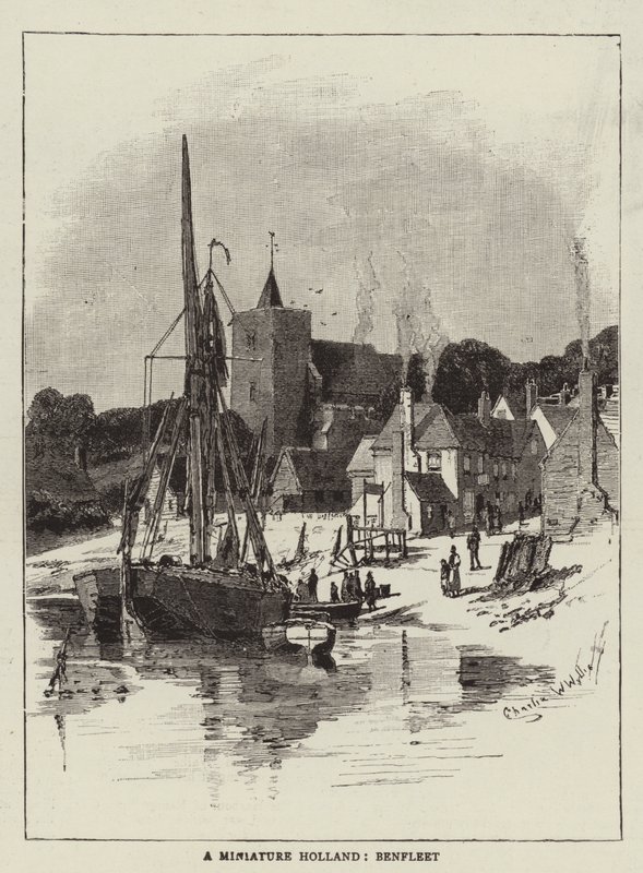 Isang Miniature Holland, Benfleet finn tekijältä Charles William Wyllie
