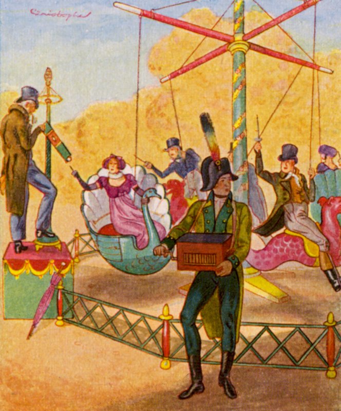 Karussell / Carousel (värilitra) tekijältä Christophe (1856 1945)