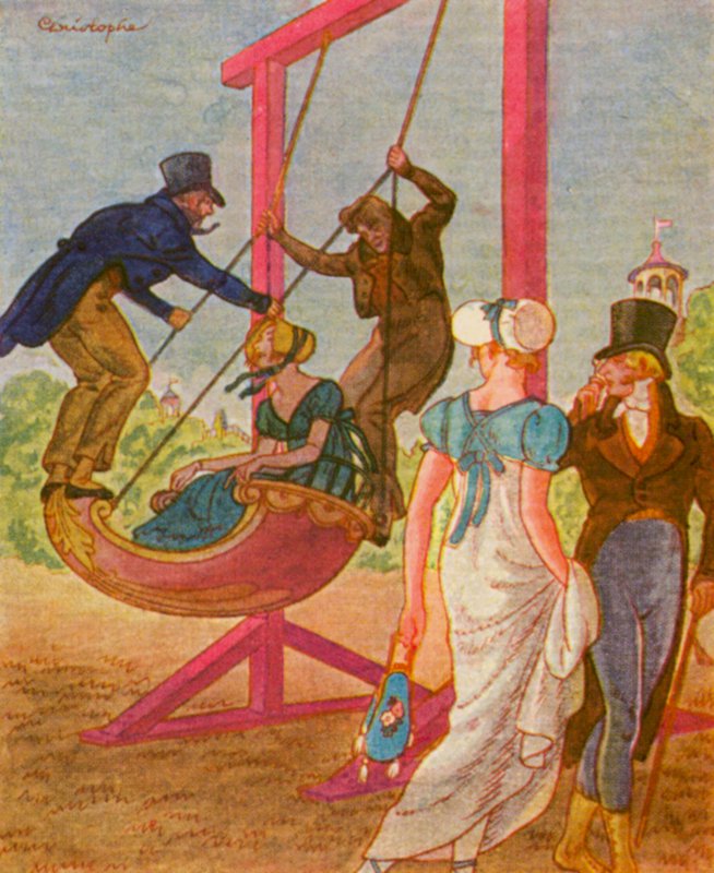 Schaukel / Swing (värilitra) tekijältä Christophe (1856 1945)