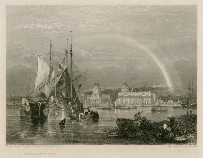 Greenwich Hospital, Lontoo tekijältä Clarkson Frederick Stanfield