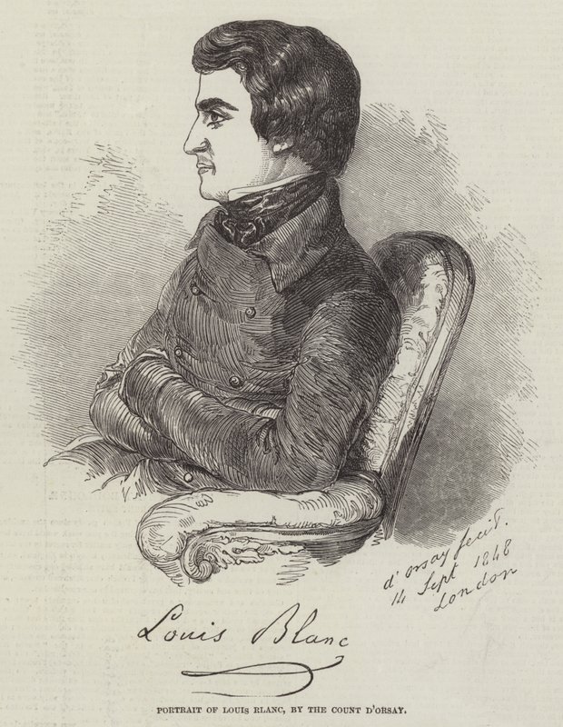 Louis Blancin muotokuva tekijältä Count Alfred D