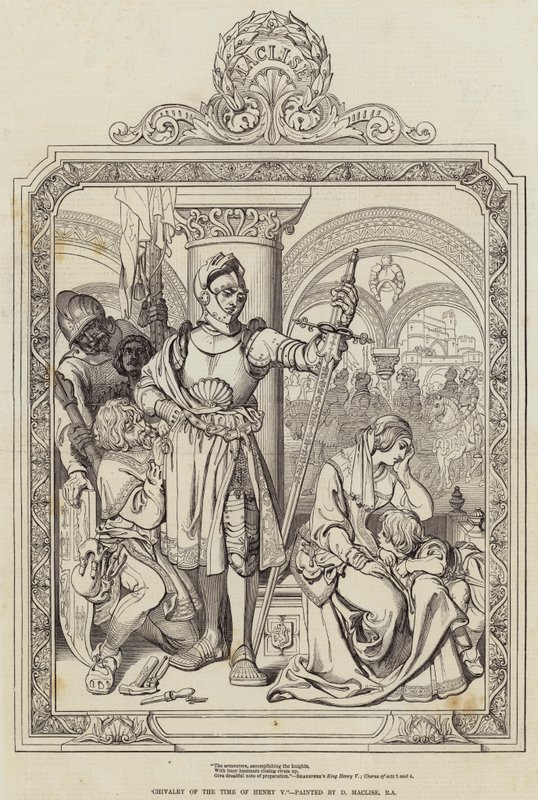 Henry V:n ajan ritarillisuus tekijältä Daniel Maclise