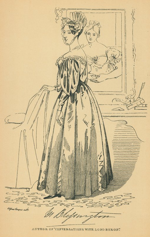 Blessingtonin kreivitär tekijältä Daniel Maclise