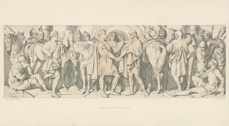 Harold ja herttua William tapaavat tekijältä Daniel Maclise