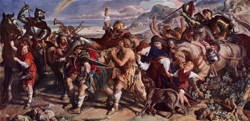 Desmondin ja Ormondin jaarlit tekijältä Daniel Maclise