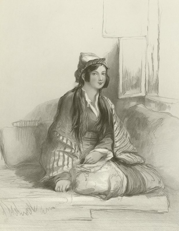 Tšerkessilainen nainen tekijältä David Wilkie