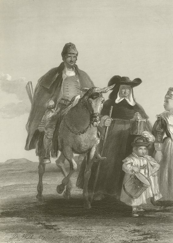 Madridiin saapuva hahmoryhmä tekijältä David Wilkie