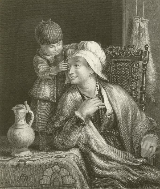 Äiti ja lapsi tekijältä David Wilkie