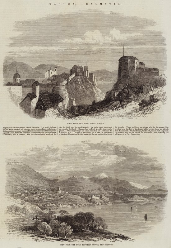 Ragusa, Dalmatia tekijältä Edmund Morison Wimperis
