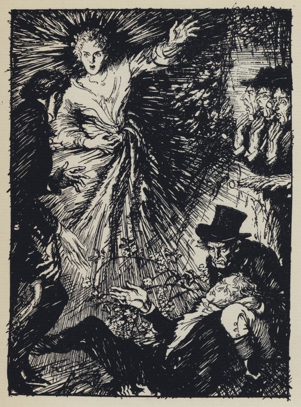 Kuvitus Tennysons Maudille tekijältä Edmund Joseph after Sullivan