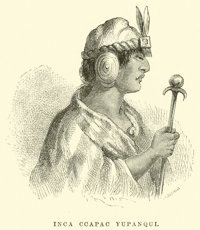 Inca Ccapac Yupanqui tekijältä Edouard Riou