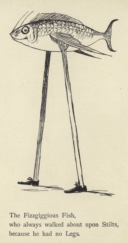 Kiihkeä kala tekijältä Edward Lear