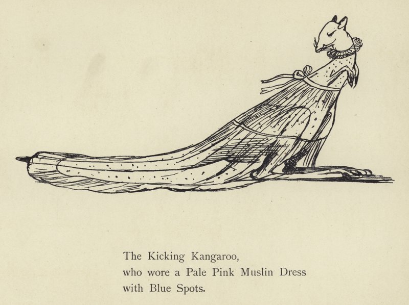 Potkiva kenguru tekijältä Edward Lear