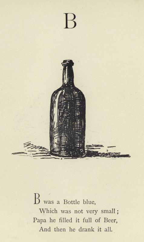 B-kirjain tekijältä Edward Lear