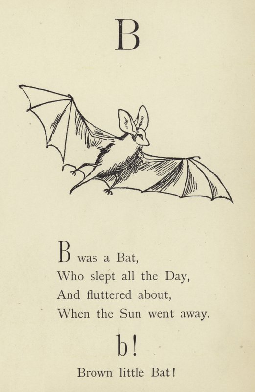 Kirjain B tekijältä Edward Lear