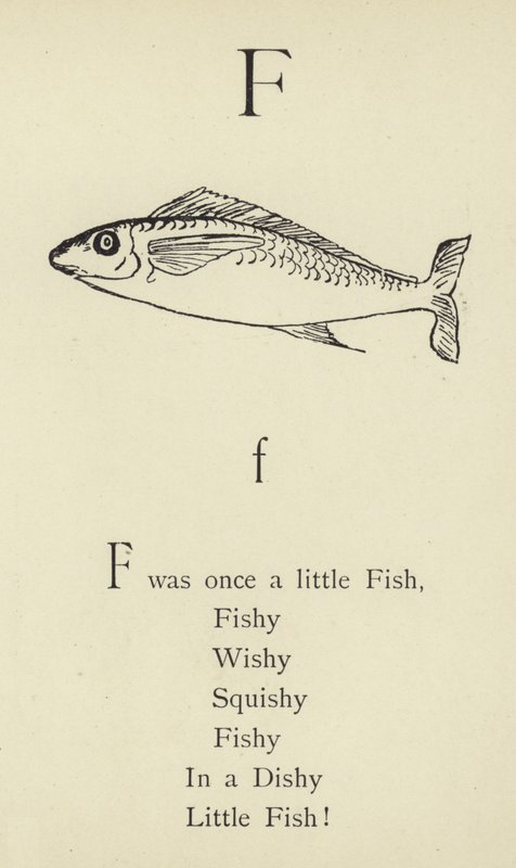 F-kirjain tekijältä Edward Lear