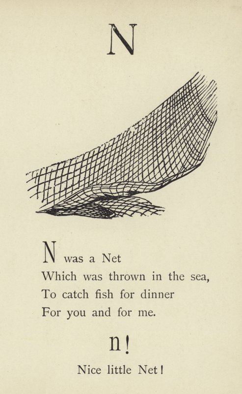 N-kirjain tekijältä Edward Lear
