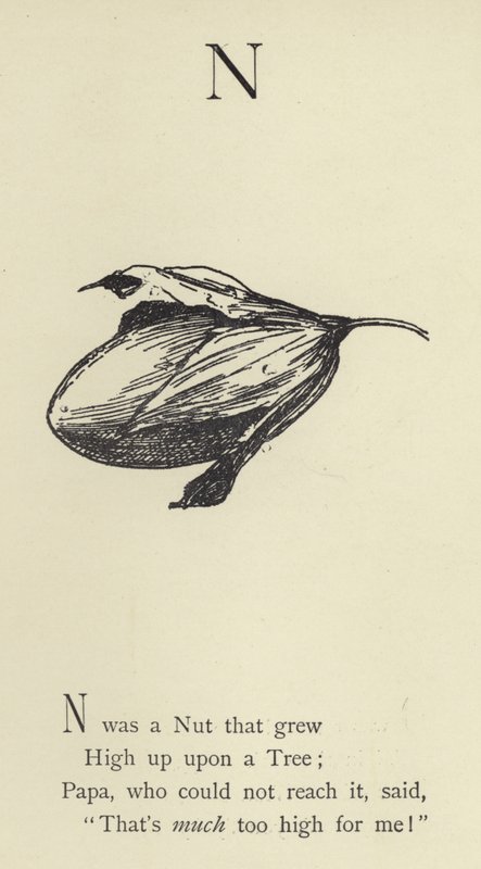 Kirjain N tekijältä Edward Lear