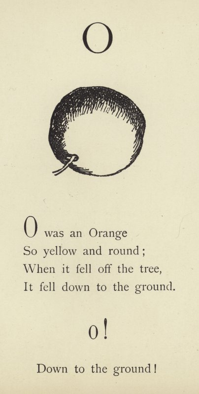 Kirjain O tekijältä Edward Lear