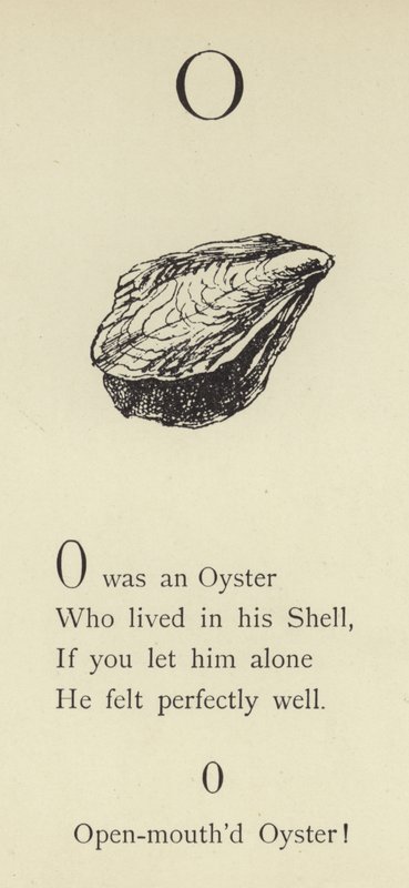 Kirjain O tekijältä Edward Lear