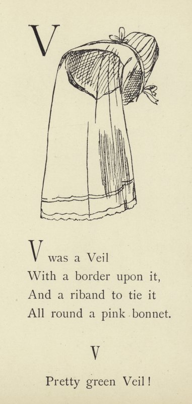 V-kirjain tekijältä Edward Lear