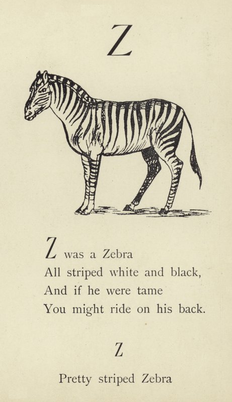 Kirjain Z tekijältä Edward Lear