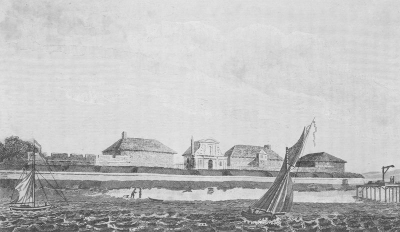 Tilburyn linnoitus (kaiverrus) tekijältä Edward (after) Gyfford
