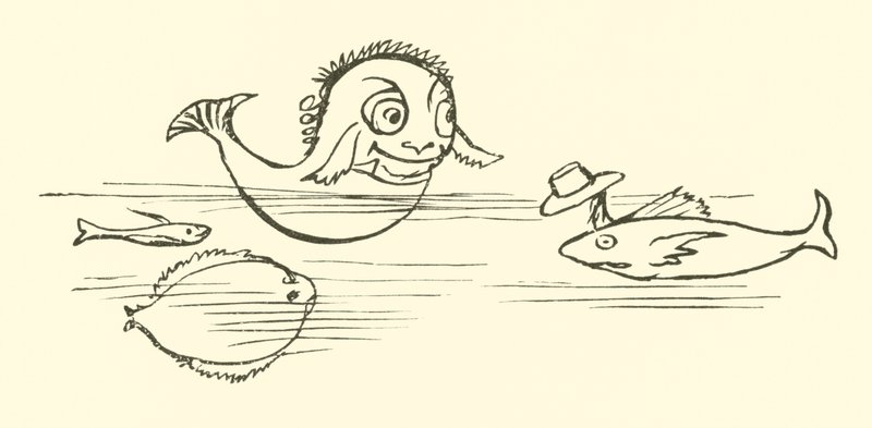 Calico Pie (kaiverrus) tekijältä Edward Lear